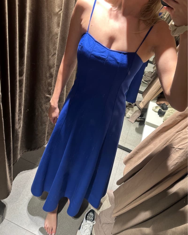 Pretty Blue Maxi Dress - Image 4