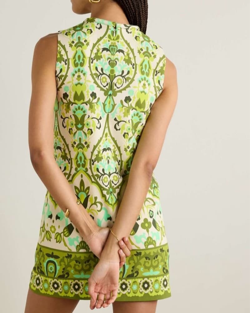 Cara Cara Green Mini Dress - Image 2