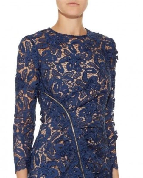 Blue Selfportrait Mini Dress - Image 2