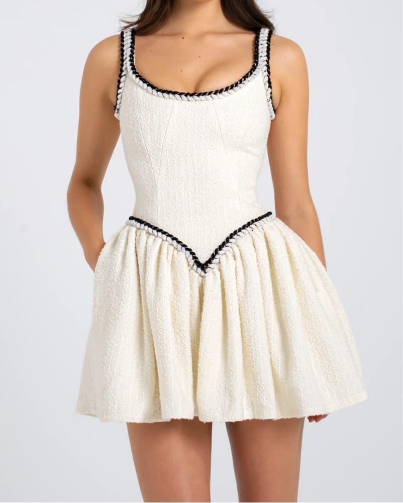 miss circle coco tweed dress - Image 1
