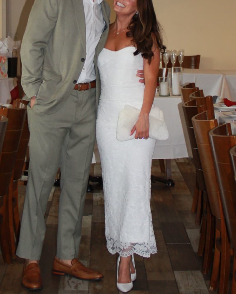 Bardot- Kayleigh Midi Dress In White  - Image 3