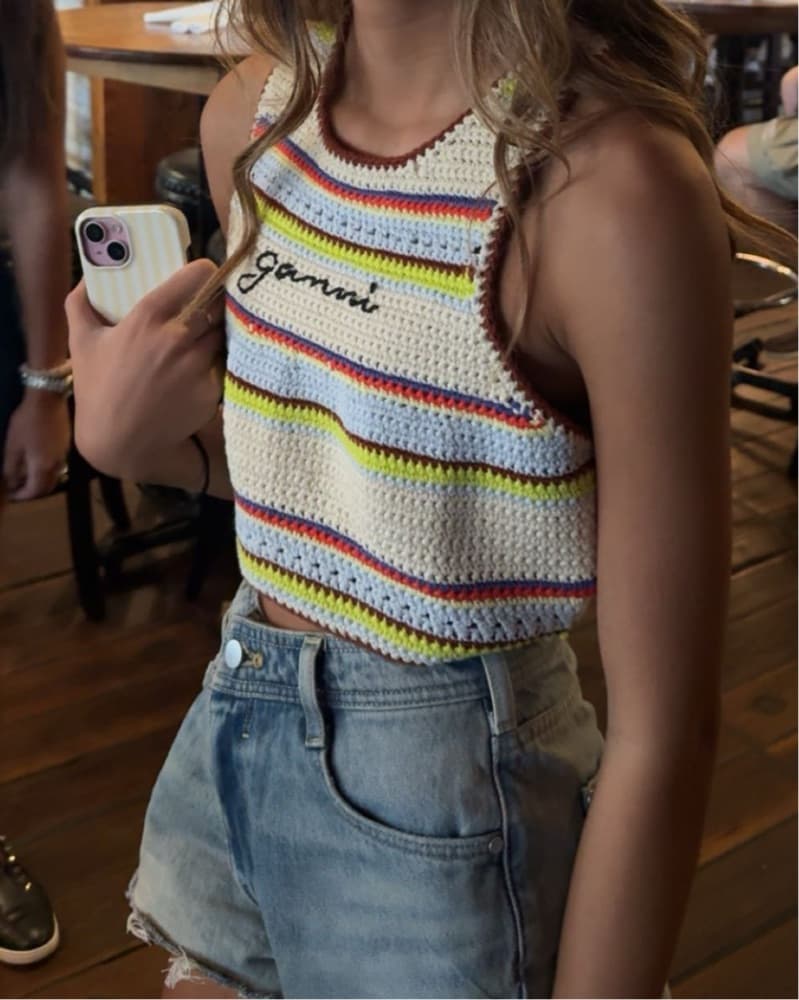 GANNI Crochet Top - Image 2