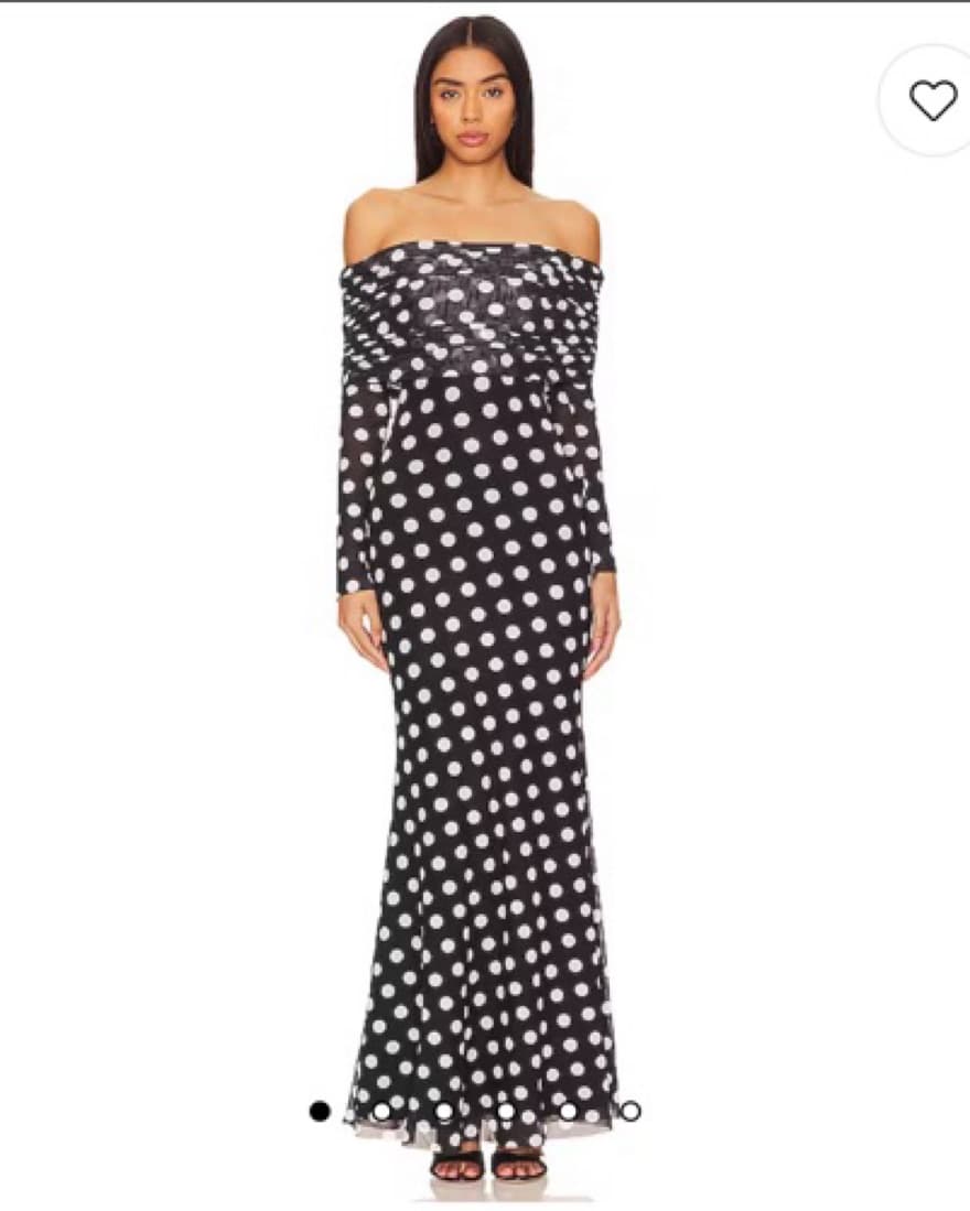 AFRM Polka Dot Dress - Image 1