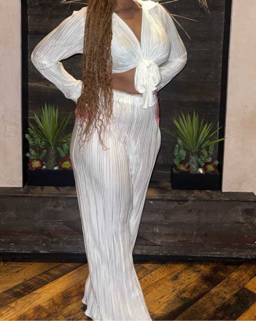 Cream Two Piece Outfit - Image 1