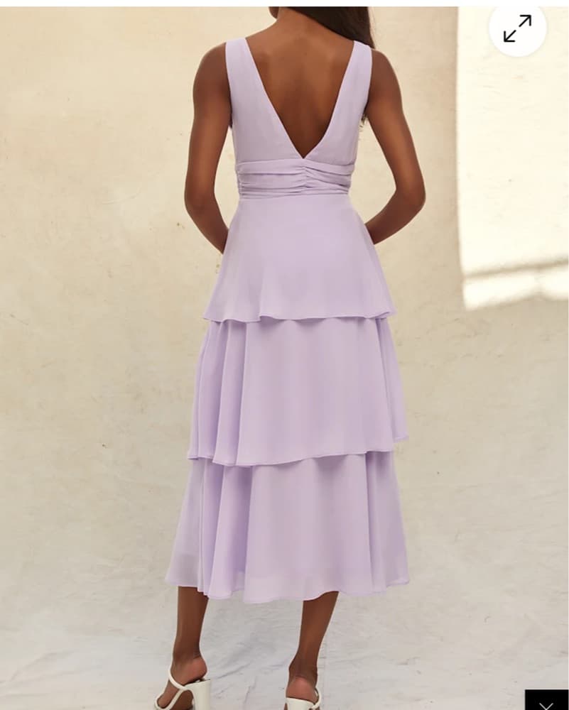 Lulus Lavender Sleeveless Mid - Image 2