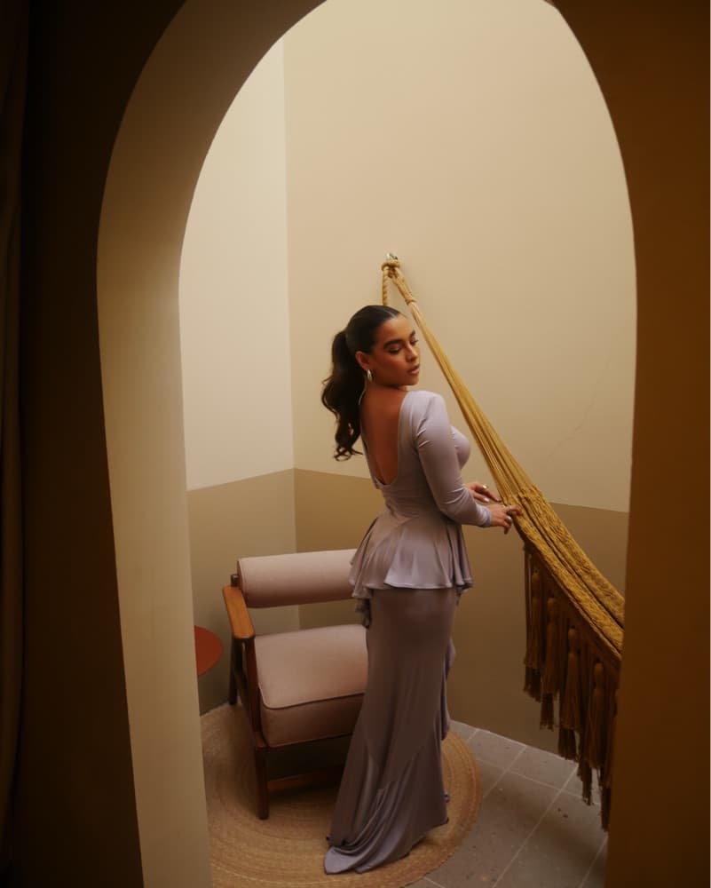 Helsa Amala Jersey Dress  - Image 3