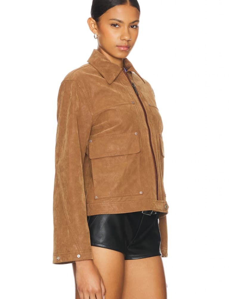 Tan Suede Jacket - Image 2