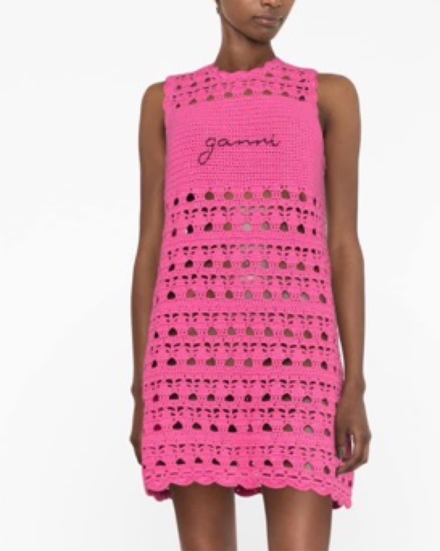 Ganni Crochet Dress - Image 2
