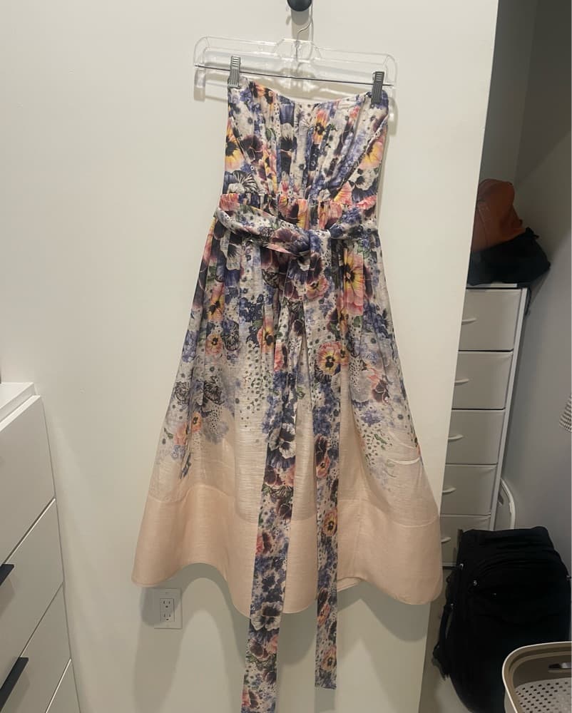 Zimmermann Floral Midi Dress - Image 2