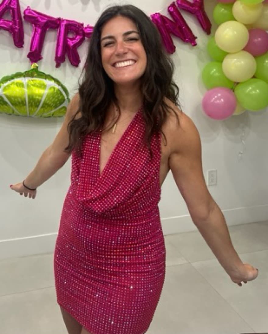 Oh Polly Sparkly Pink Mini Dress - Image 4