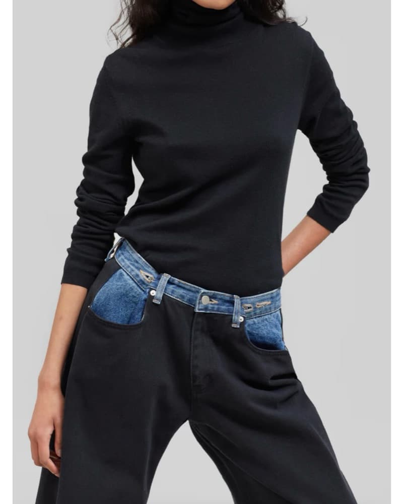 Frankie Shop Hayla Contrast Jeans - Image 3