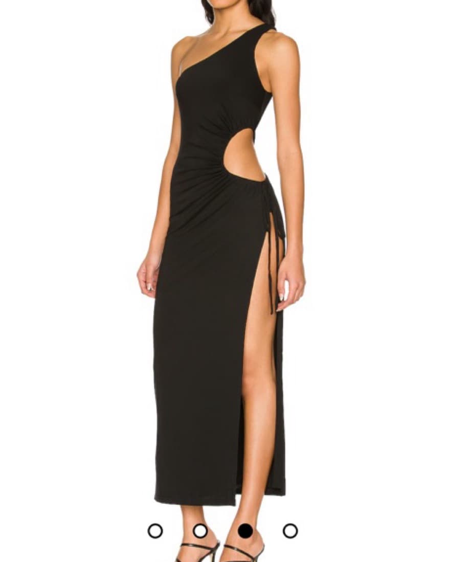 Black Revolve High Slit Dress - Image 1