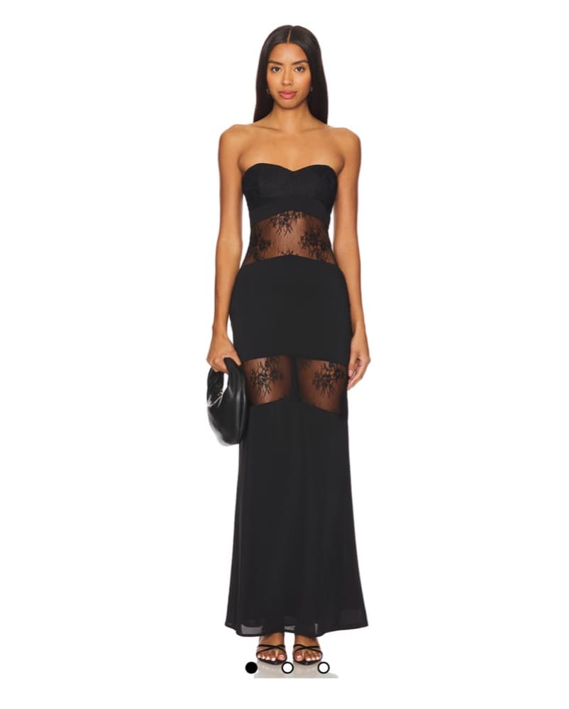 Superdown Black Lace Dress Brielle - Image 1