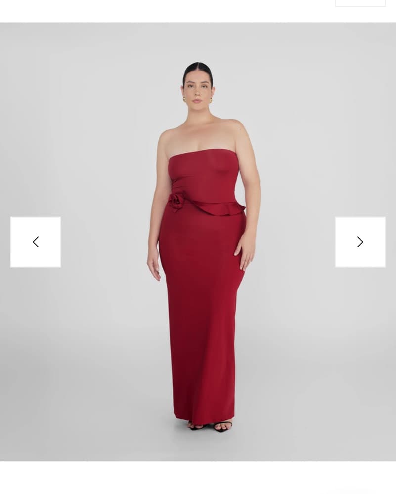 Maygel Coronel Caracola Red Dress - Image 2