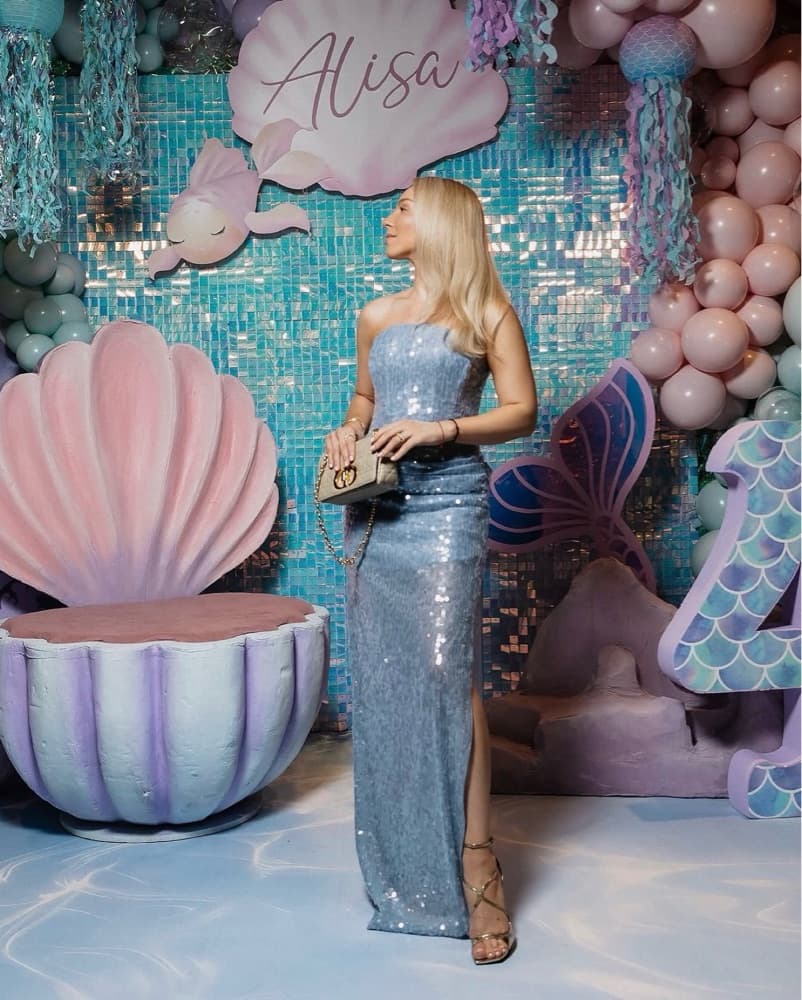 $1,050 Eveline Fully Beaded Maxi Dress - Image 3