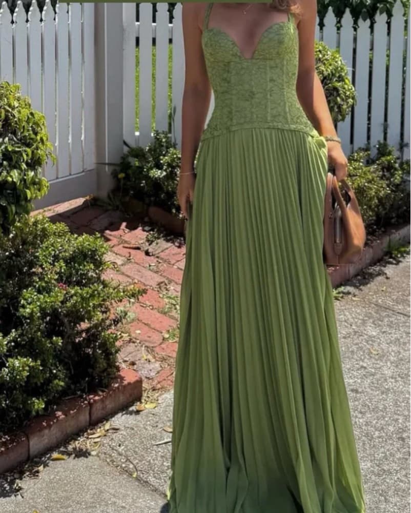 fenity green dress🌟💫 - Image 1