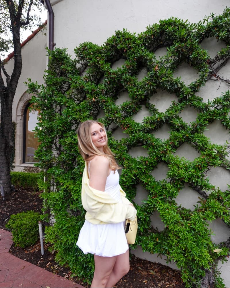 White Mini Dress - Image 3