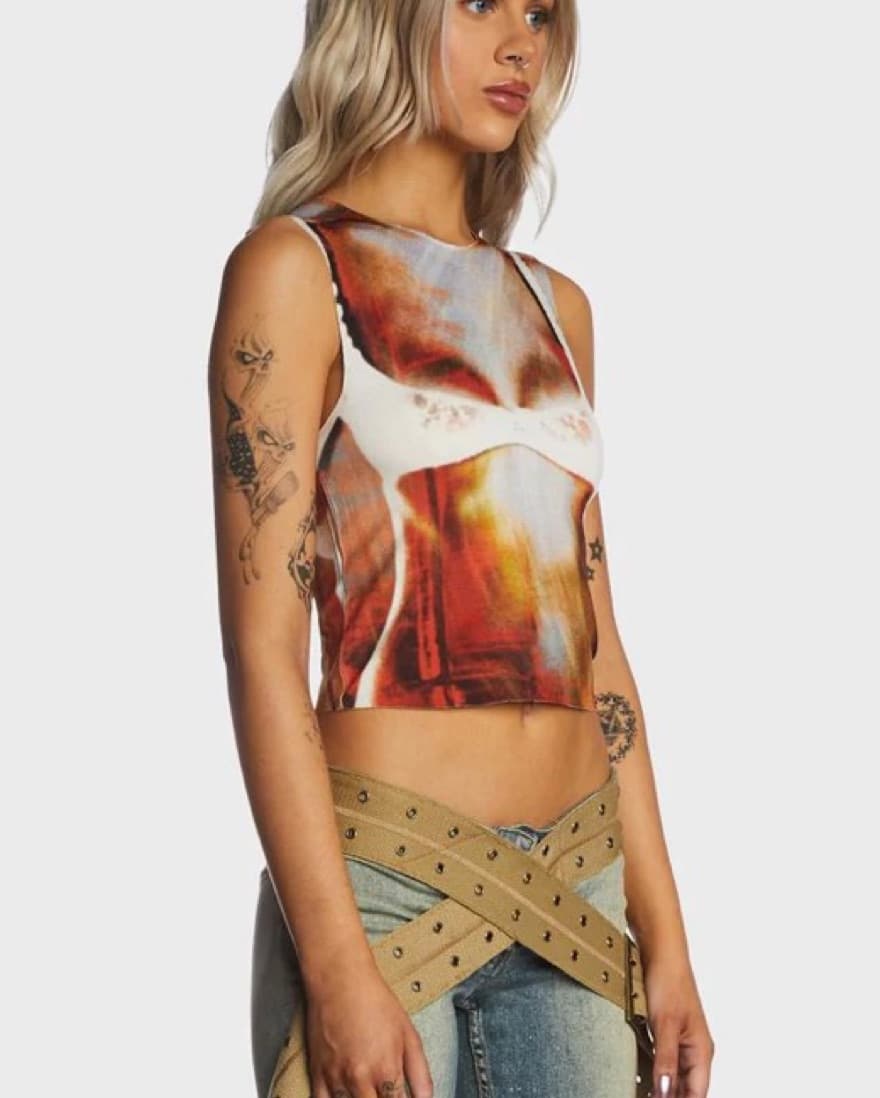 Jaded London Bare All Tank - Image 2