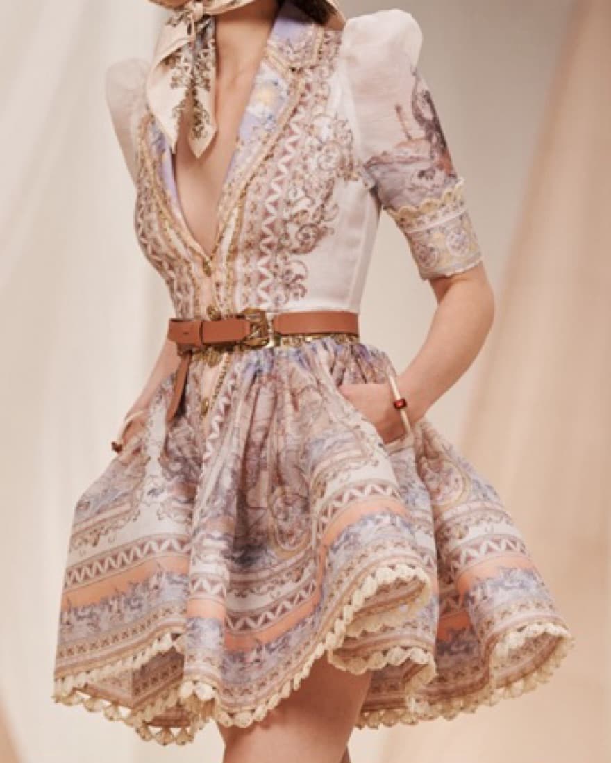 Zimmermann High Tide Odyssey Dress - Image 3