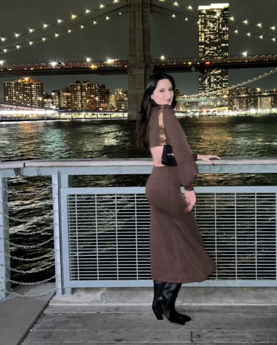 WeWoreWhat Brown Knit Midi  - Image 2