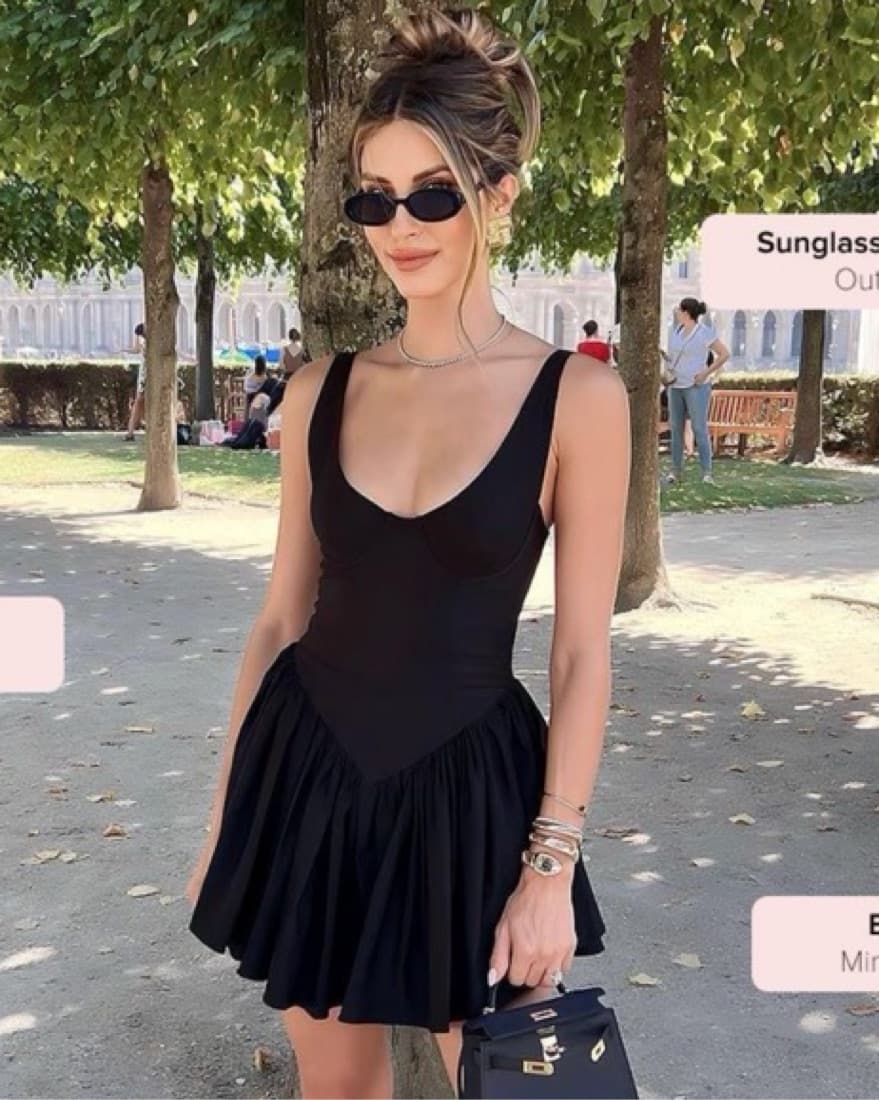 Alyn mini Dress In black -NBD - Image 4