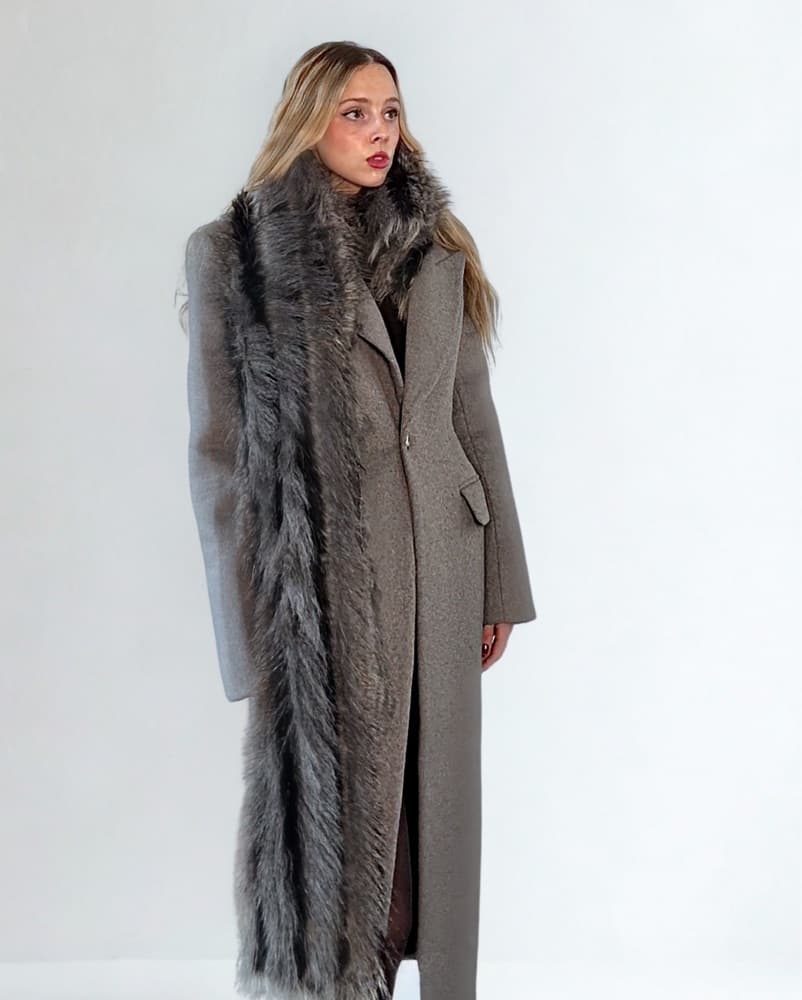 Long Grey Coat  - Image 1