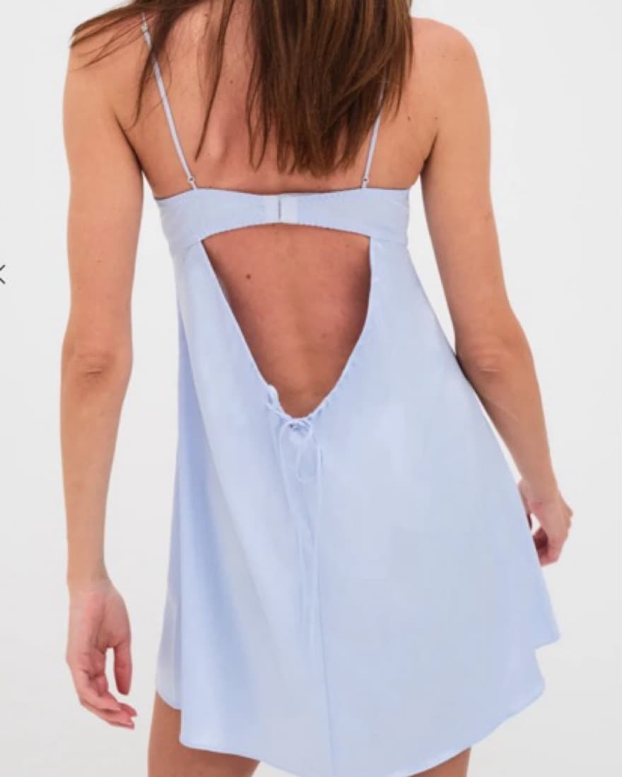 Light Blue Mini Dress FLL - Image 1