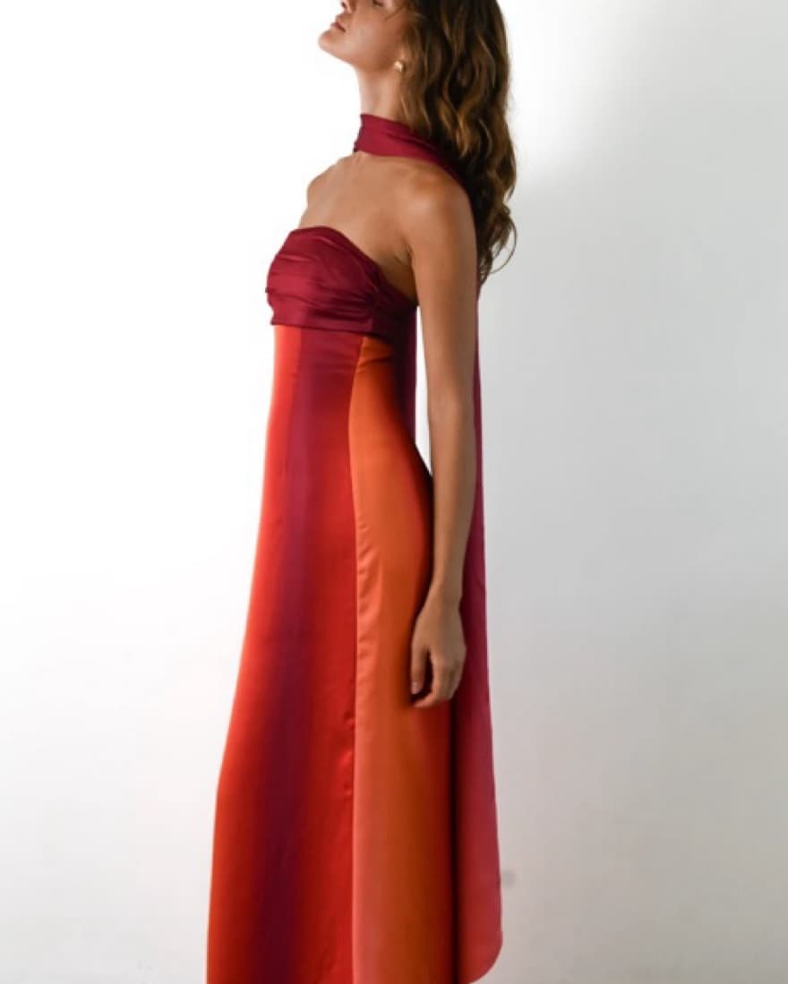 Vivia Scarf Dress - Aurora  - Image 5