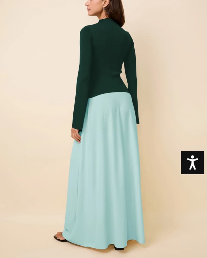 Soglio Dress Evergreen - Image 2