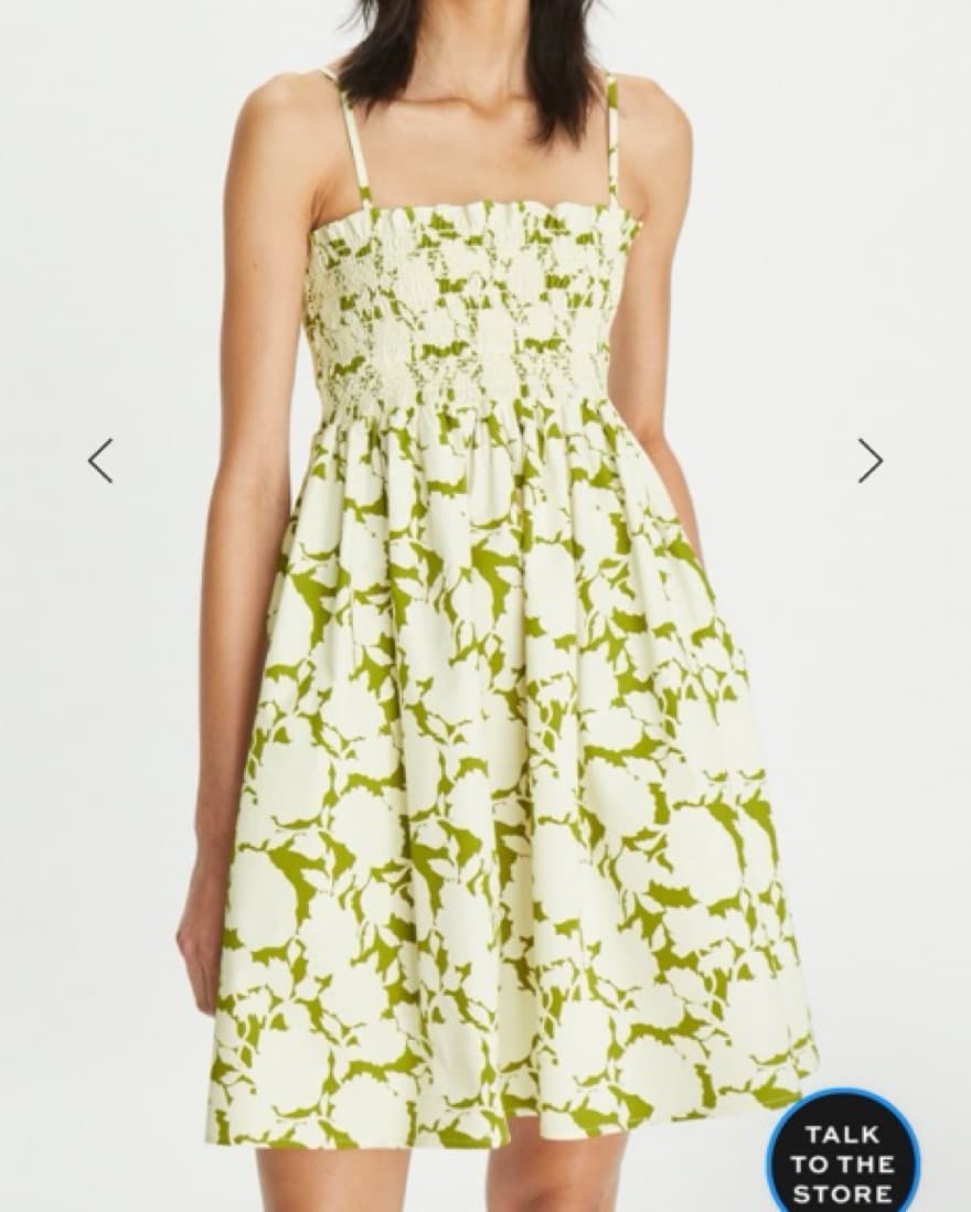 Tory Burch Smocked Mini Dress - Image 2