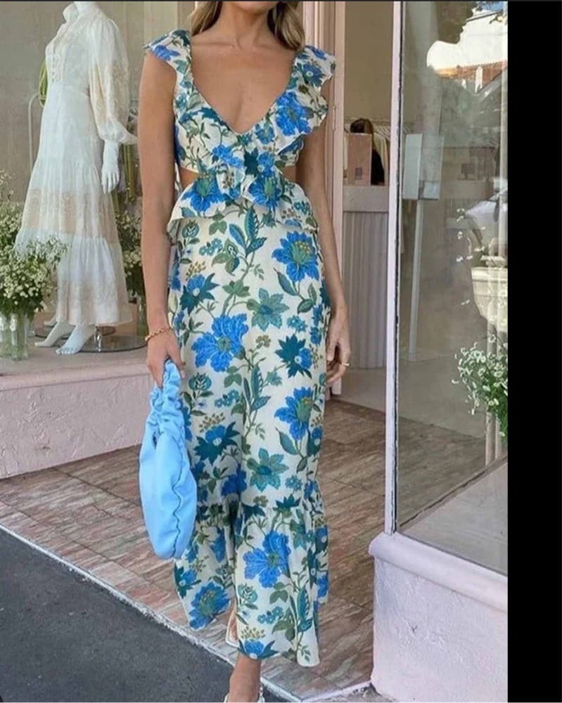 SIR. the Label Floral Gown - Image 1