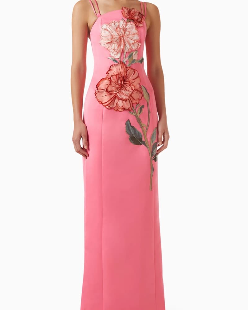 Leo Lin Arianna Floral Dress Size 4 - Image 6