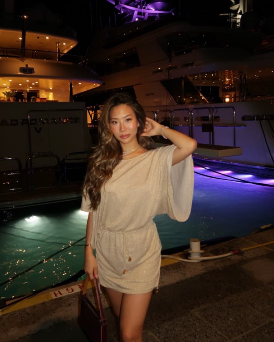 Gold Vacation Dress  - Image 1