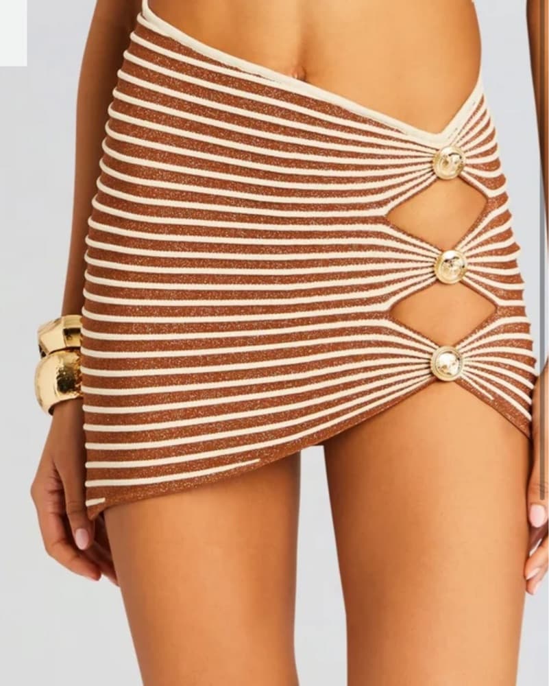Retrofete Brown Hydra Skirt - Image 1