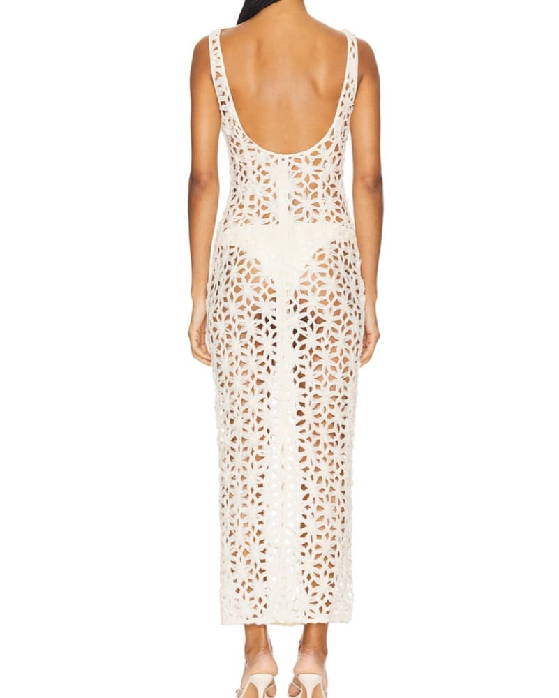 White Maxi Coverup - Image 2