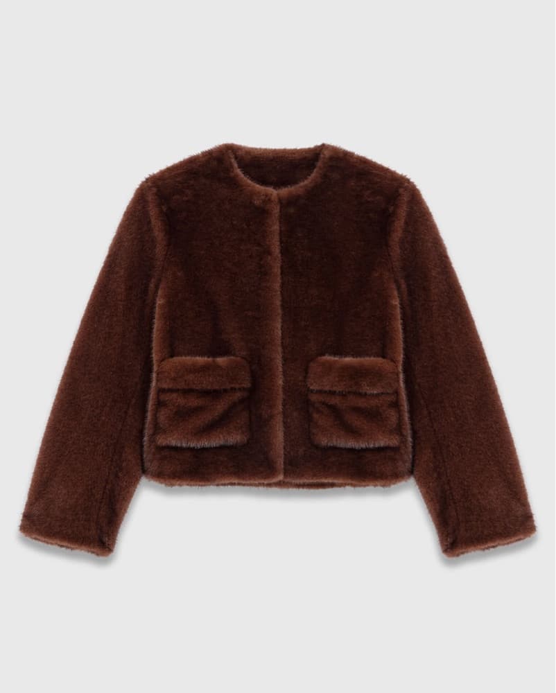 Maje Faux Fur Coat - Image 1