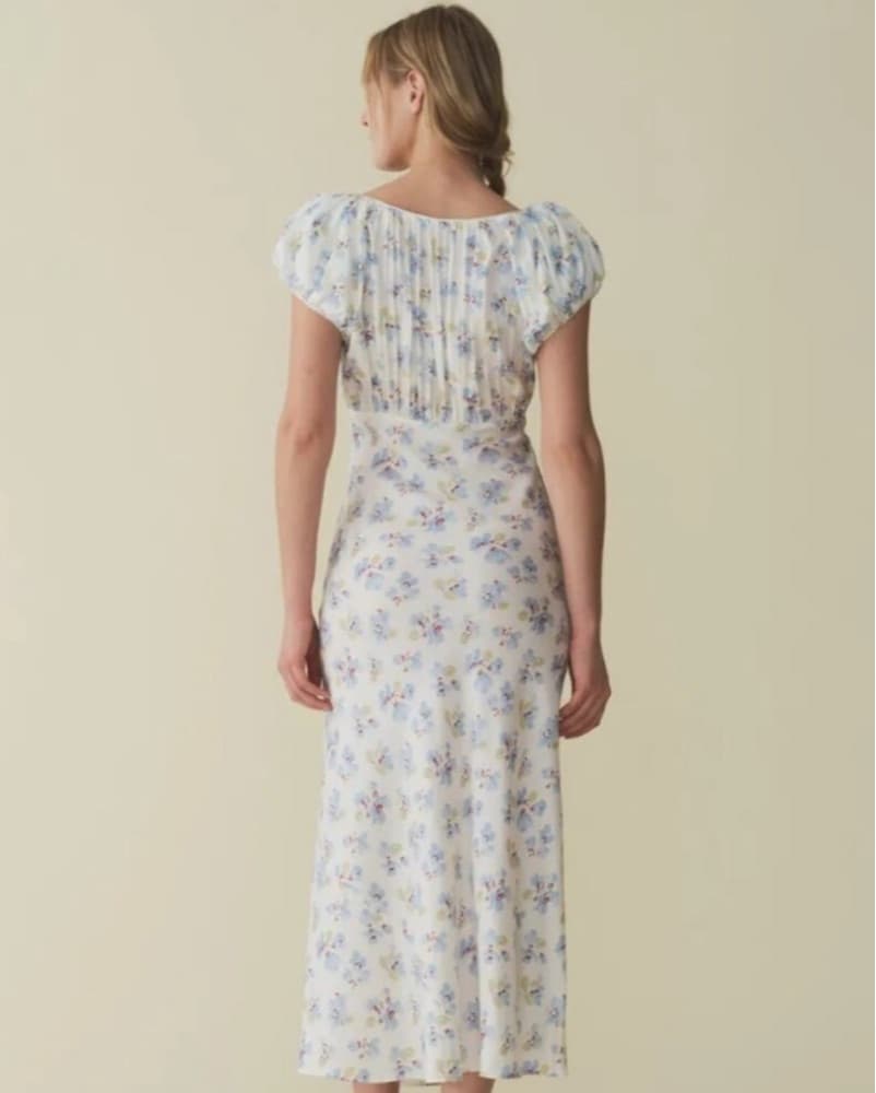 Doen Florencia Silk Floral Maxi Dress - Image 3