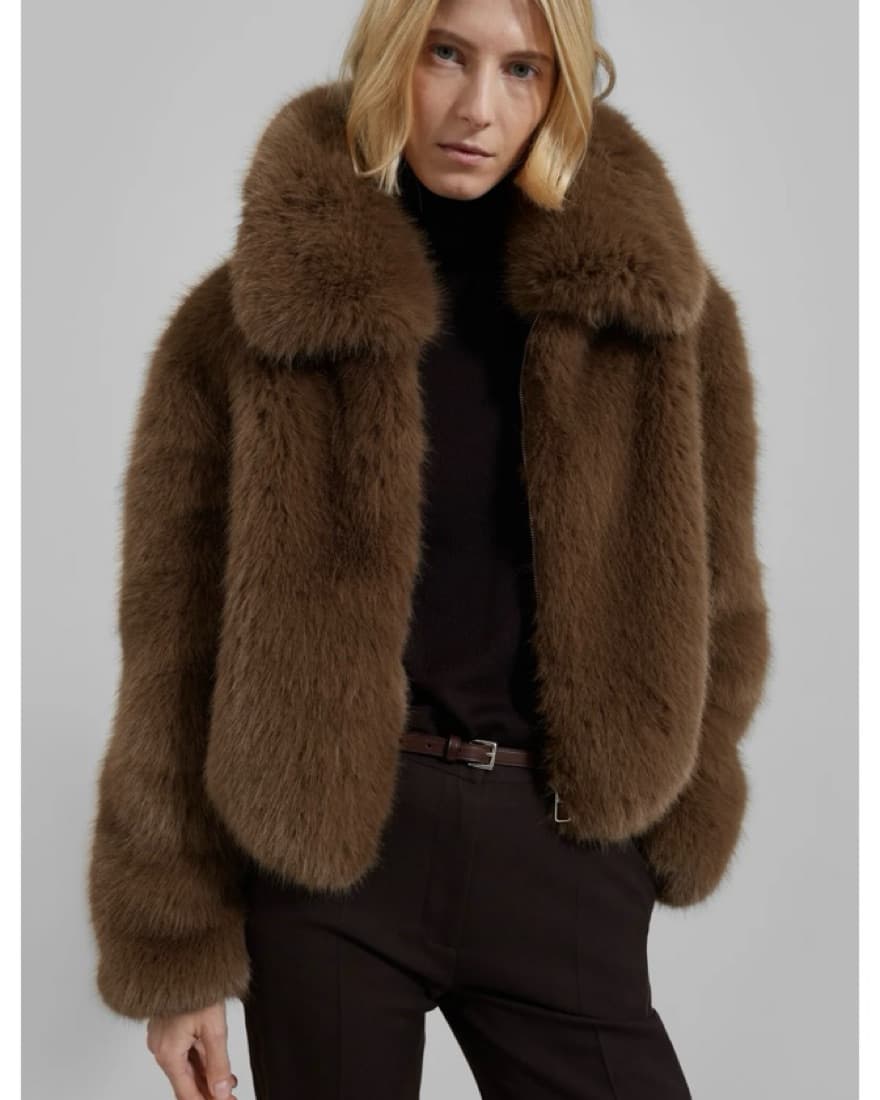 Frankie Shop Hope Faux Fur Coat - Image 3