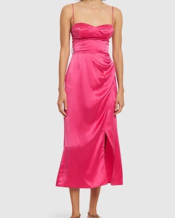 Reformation Marguerite Silk Dress  - Image 2