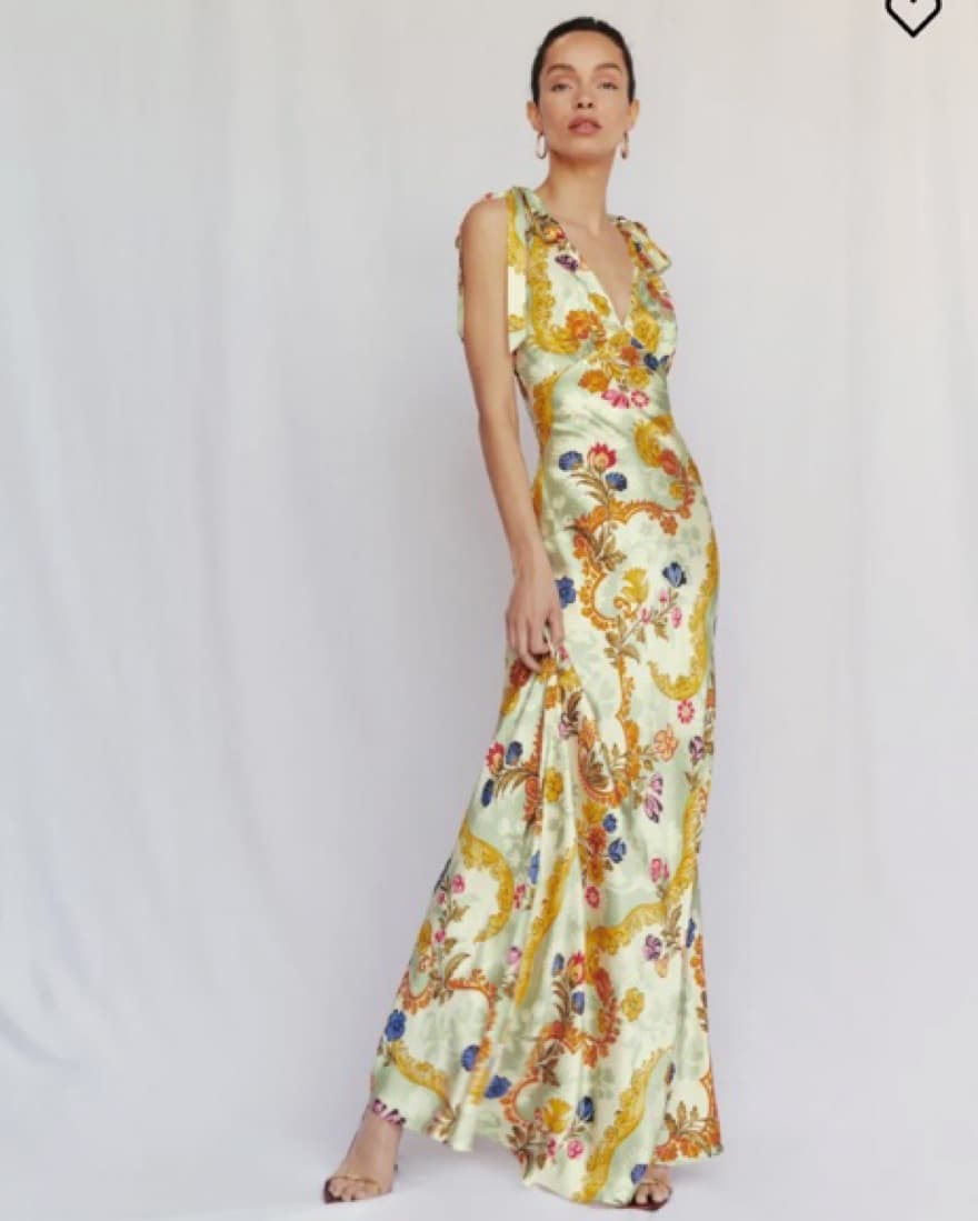 Reformation Pernille Silk Dress  - Image 2