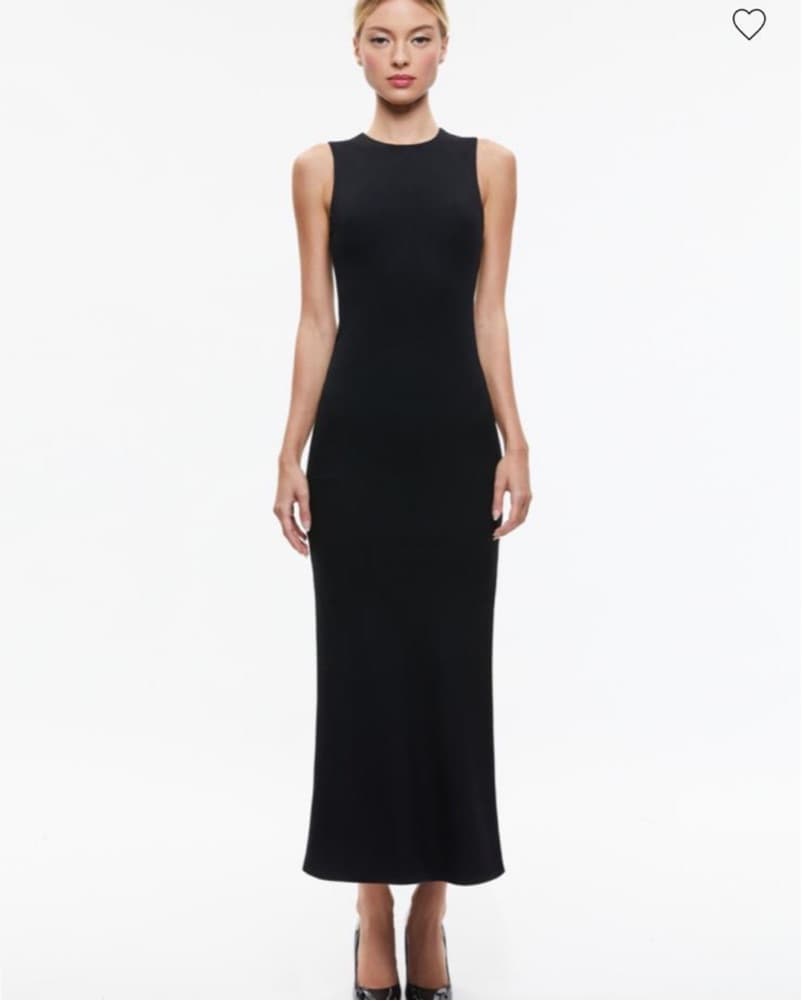 Alice + Olivia Black Maxi Dress - Image 3