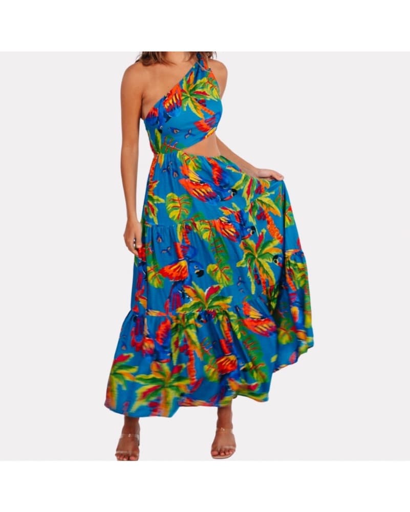 Farm Rio One Shoulder Sunny Day Dress  - Image 2