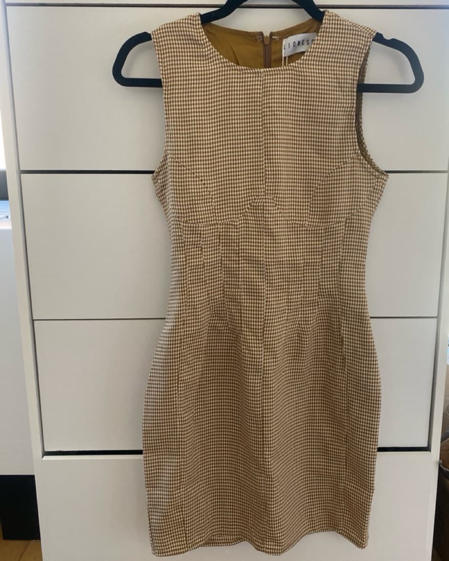 Lioness Gingham Mini Dress - Image 6