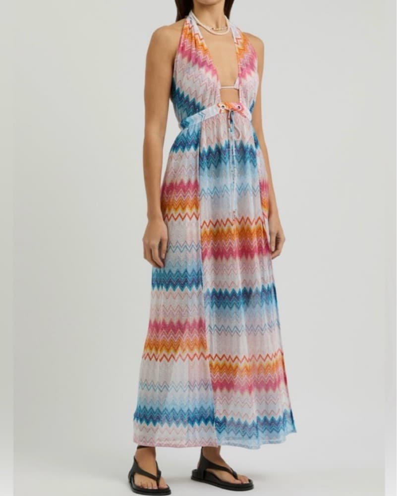 Missoni Zig Zag Lame Cover Up Dress - Image 2
