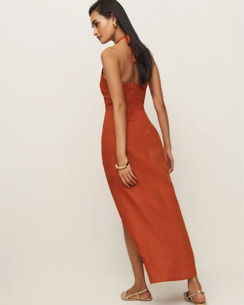 Reformation Sadey Linen Dress - Image 2