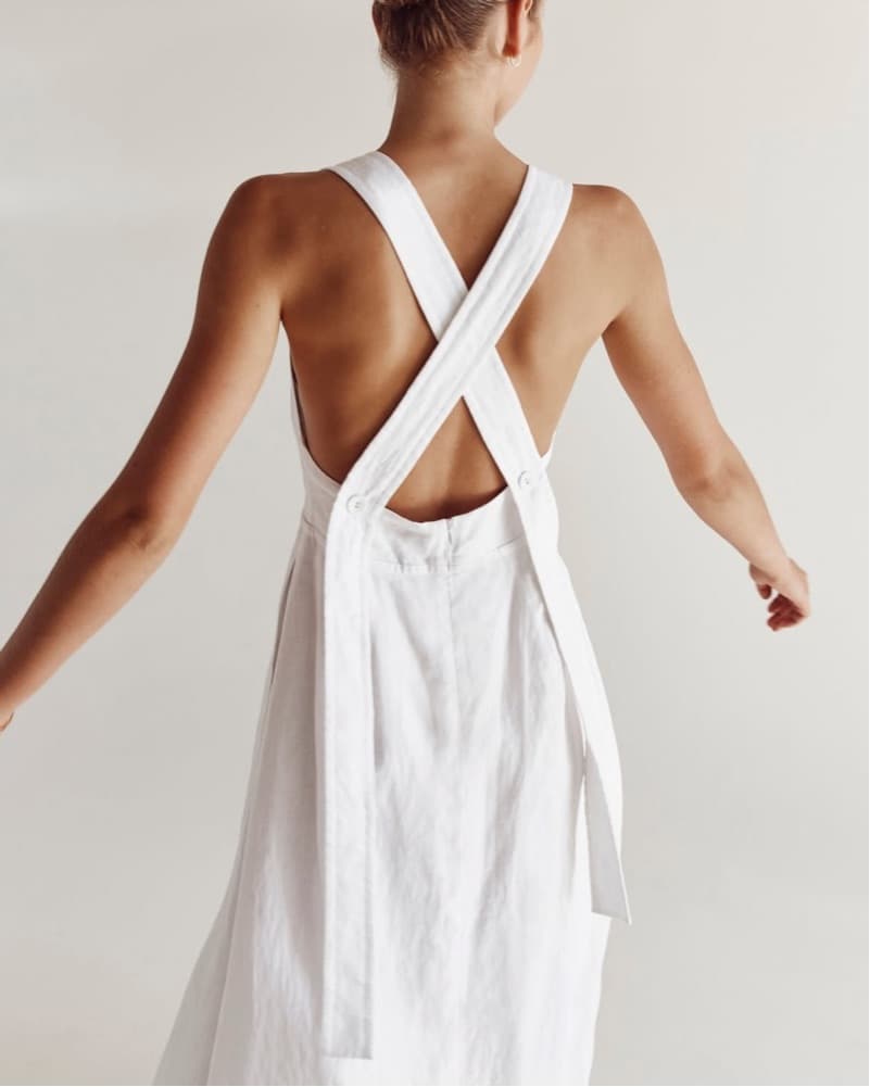 DISSH Zadie Linen Midi Dress - Image 5