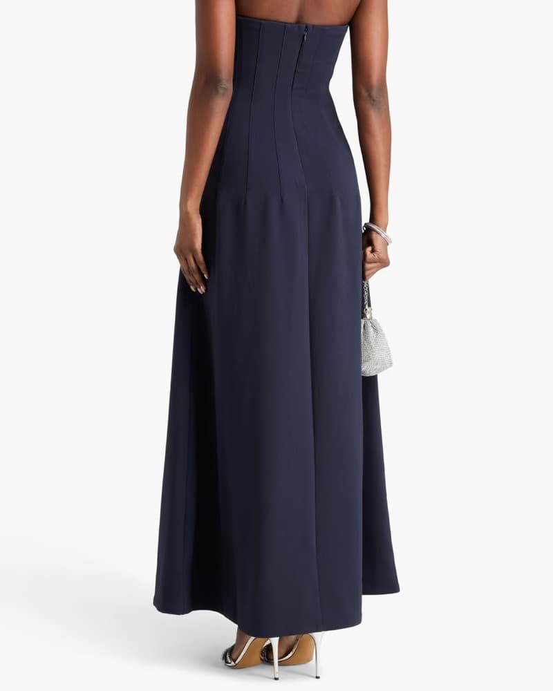 Staud Benjamin Navy Blue Maxi Dress - Image 3