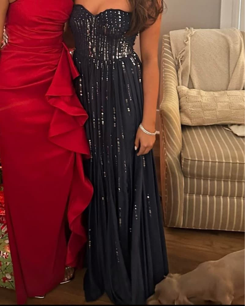 “Meteor Shower” Embellished Gown - Image 2