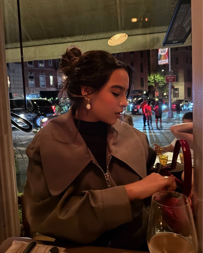 Ganni Green Bomber Jacket - Image 4