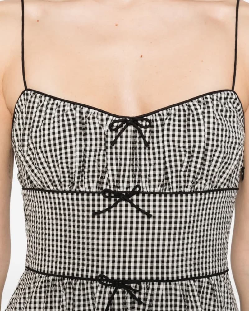 DOEN Gingham Linen Dress - Image 4